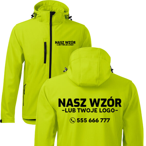 Softshell Malfini z nadrukiem