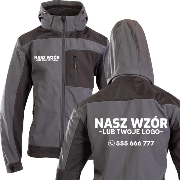 Softshell Brixton z nadrukiem