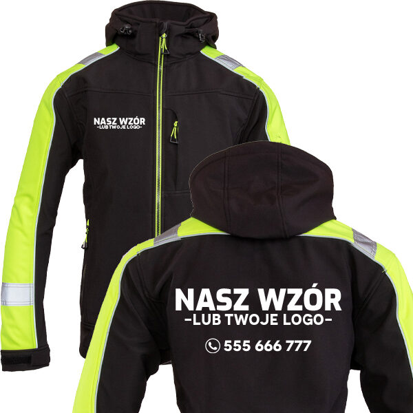 Softshell Rival z nadrukiem