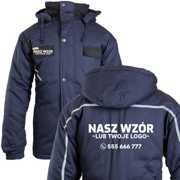 Kurtka zimowa NATUR z nadrukiem