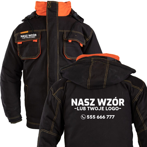 Kurtka zimowa SPARK z nadrukiem