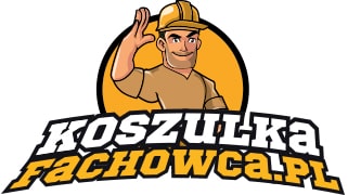 Obrazek przedstawia koszulkę fachowca. Profesjonalne nadruki firmowe na odzieży, koszulki firmowe z nadrukiem oraz odzież robocza.